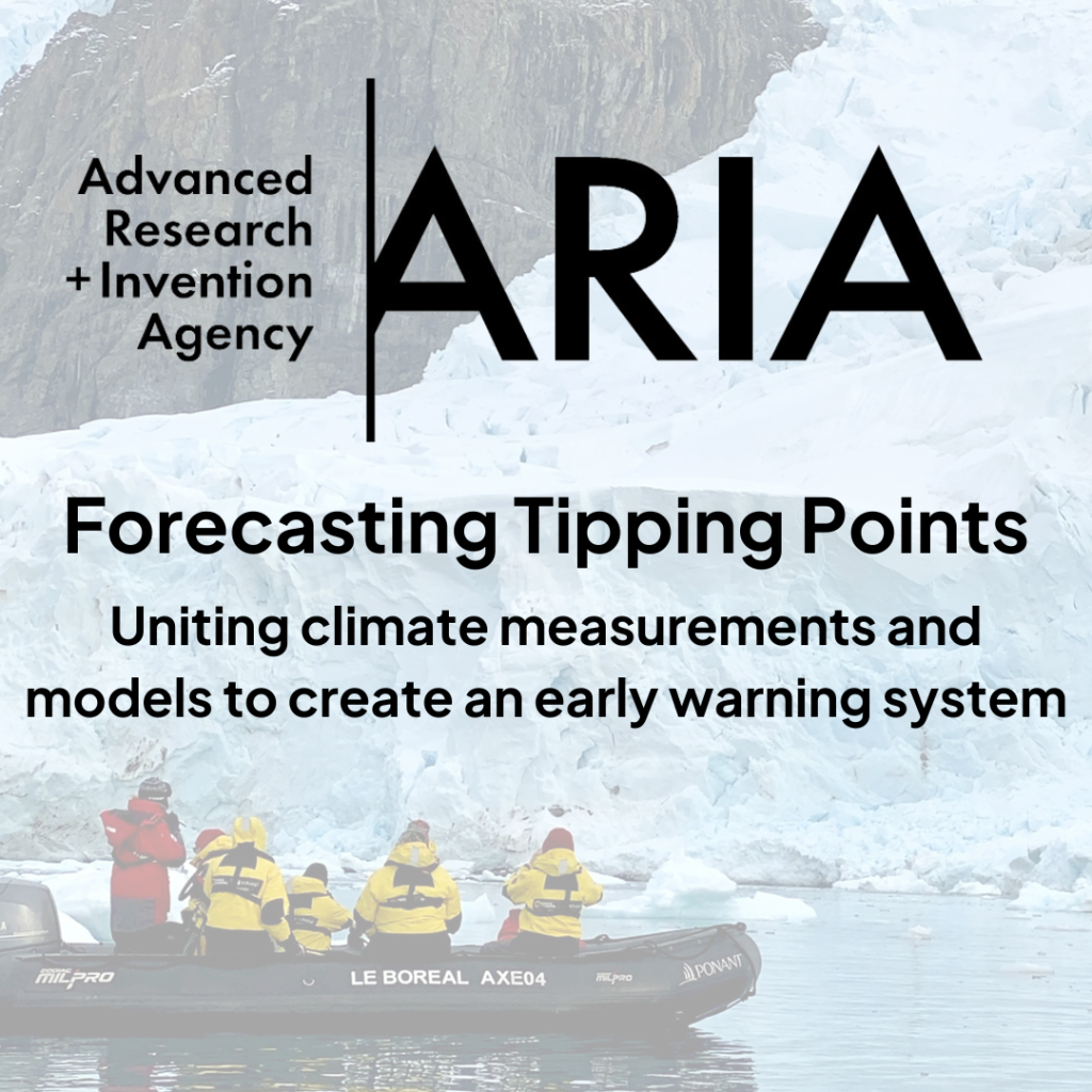 Read more about the article Call for proposals – Forecasting Tipping Points: Uniting climate measurements and models to create an early warning system