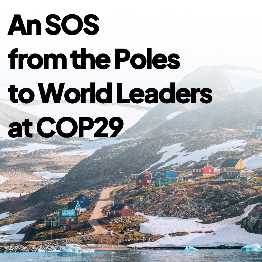 Read more about the article WATCH LIVE: Scientists issue “An S.O.S. from the Poles to World Leaders at COP29”