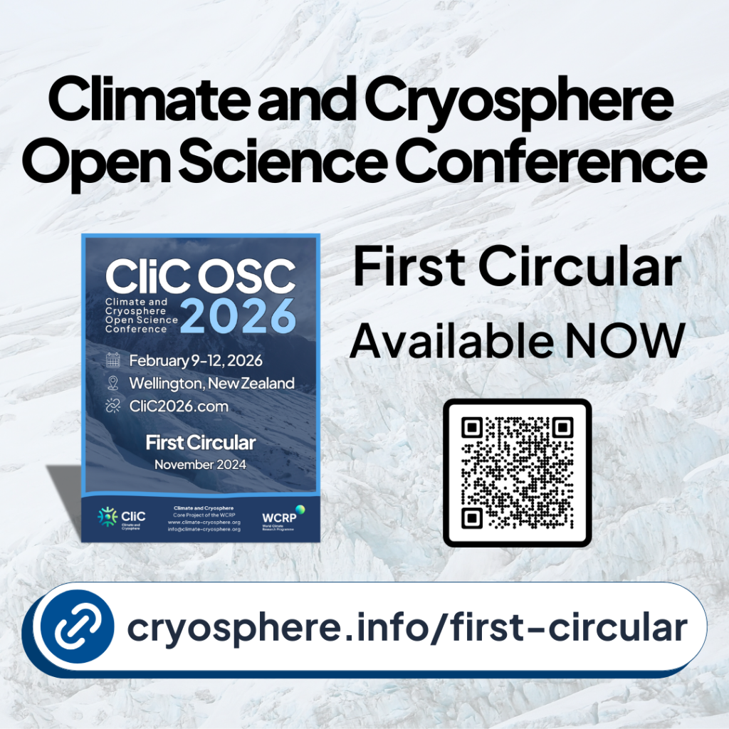 Read more about the article Available NOW: Climate and Cryosphere Open Science Conference 2026 First Circular