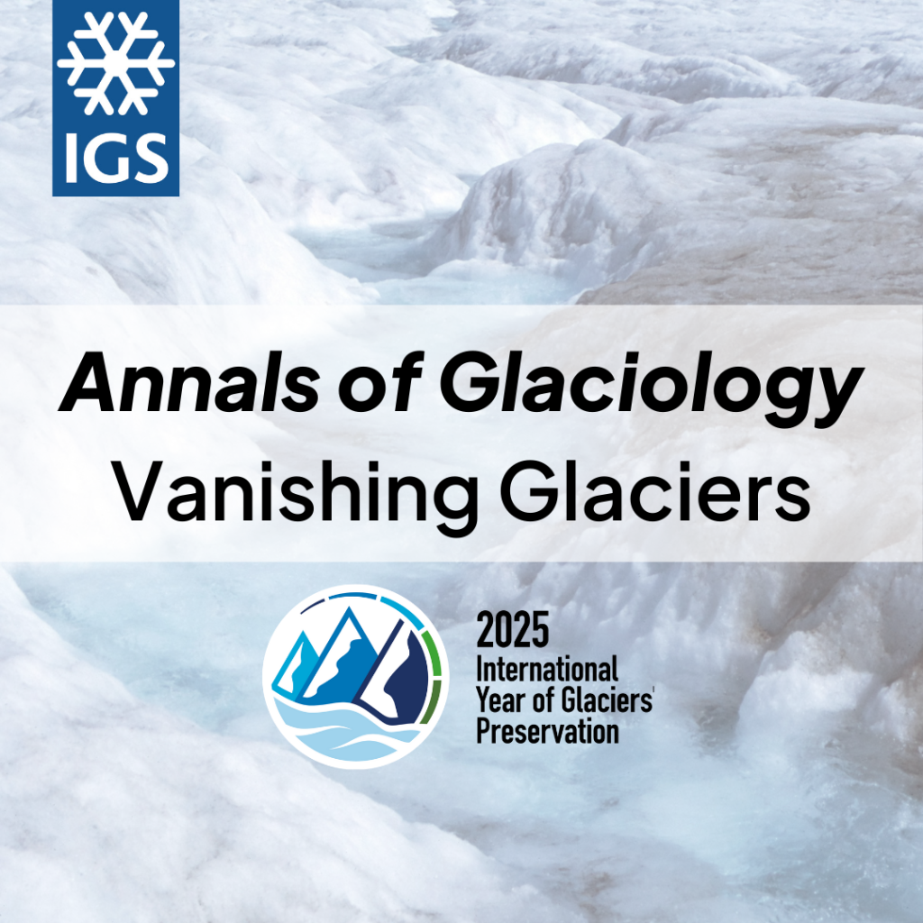 Read more about the article Call for Papers: Vanishing Glaciers