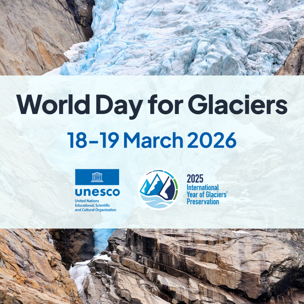 Read more about the article REGISTER NOW: World Day for Glaciers 2026 and CliC Side Event